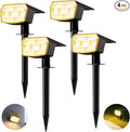 HIBOITEC Solar Spot Lights Outdoor Waterproof 59LED Landscape Lights Solar by HIBOITEC