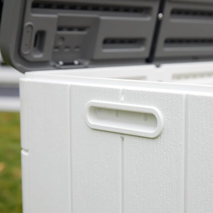 TARKARI Premium Pro Edition 100 Gallon Lockable Resin Deck Box, Waterproof & - Image 5