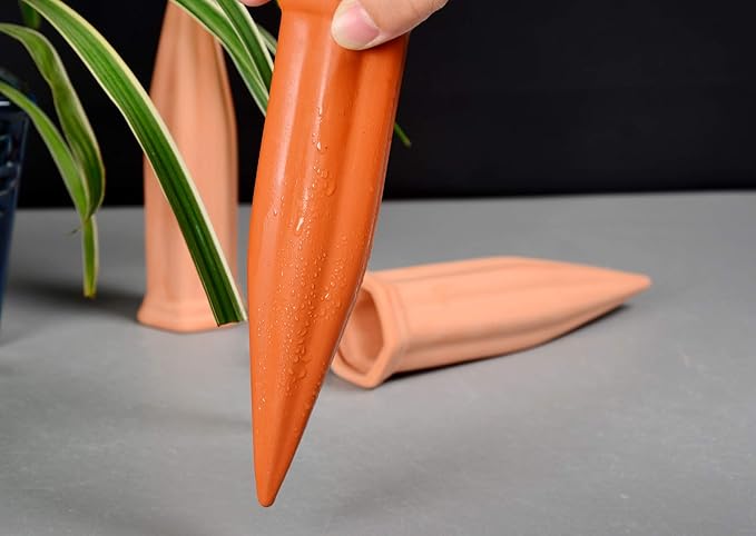 Automatic Plant Waterer Terracotta Self Watering Spikes Drippers Irrigation - Image 5