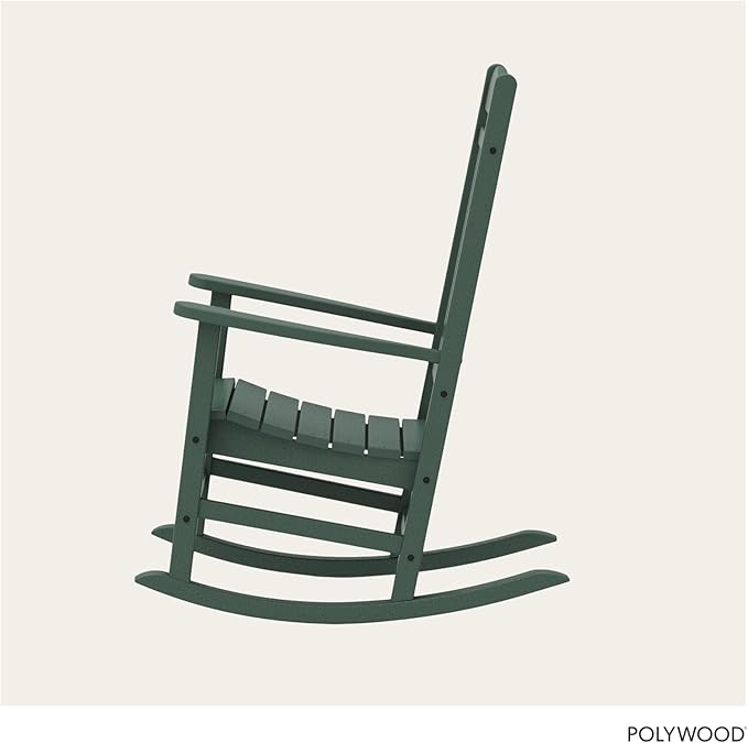 POLYWOOD Presidential Rocking Chair in Green - Image 5