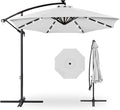 Best Choice Products 10ft Solar LED Offset Cantilever Hanging Market Patio by BestChoiceProducts