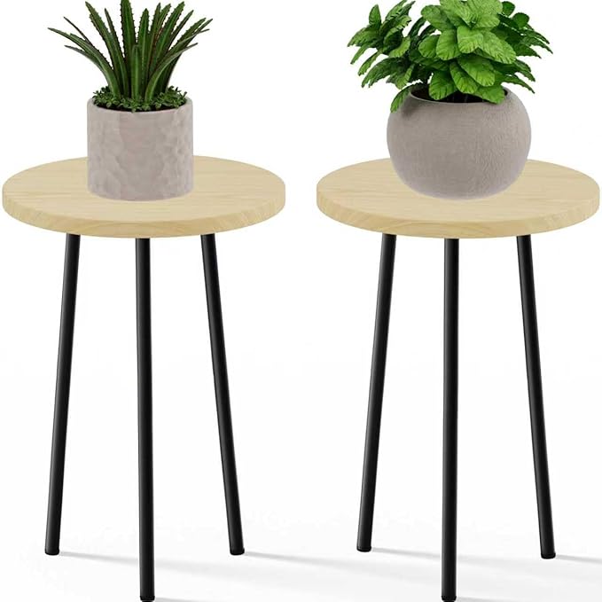 Plant Stand Indoor Outdoor: 2 Pack Indoor Plant Stand 20'' Convertible by SAKSUNFORYOU