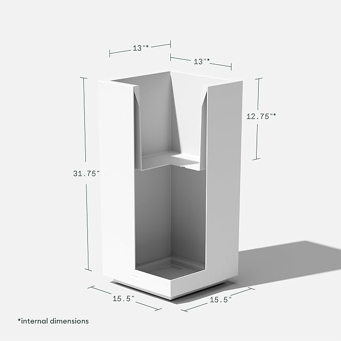 Veradek Block Series Pedestal Planter - Image 3