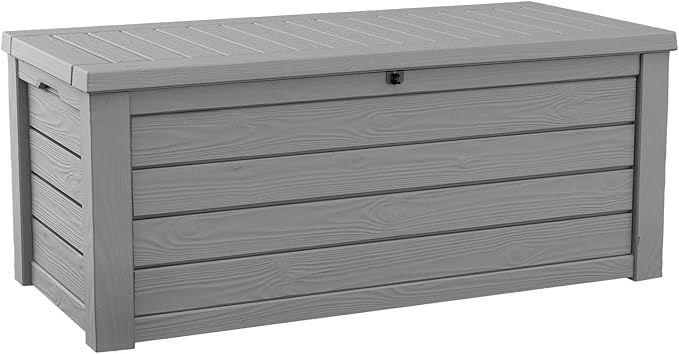 Keter Westwood 150 Gallon Resin Large Outdoor Storage Box by Keter
