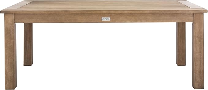 SAFAVIEH Couture Outdoor Patio Furniture Collection – Santa Cruz Coffee Table by SAFAVIEH