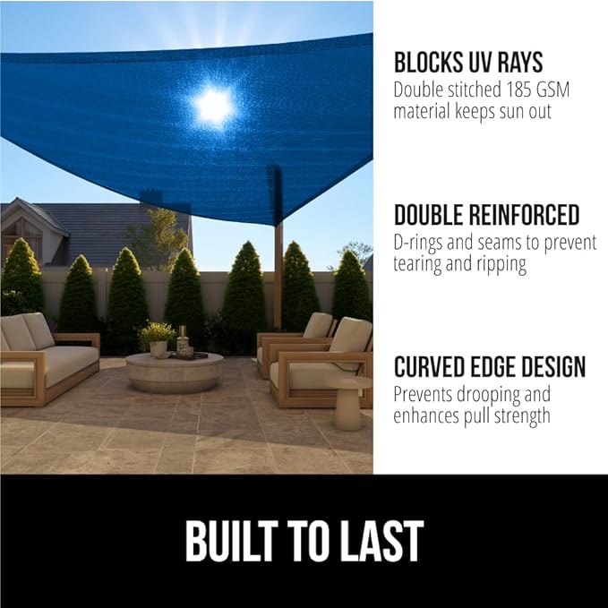 GORILLA GRIP Heavy Duty Sun Shade, UV Protection Fade Tear and Rust Resistant - Image 2
