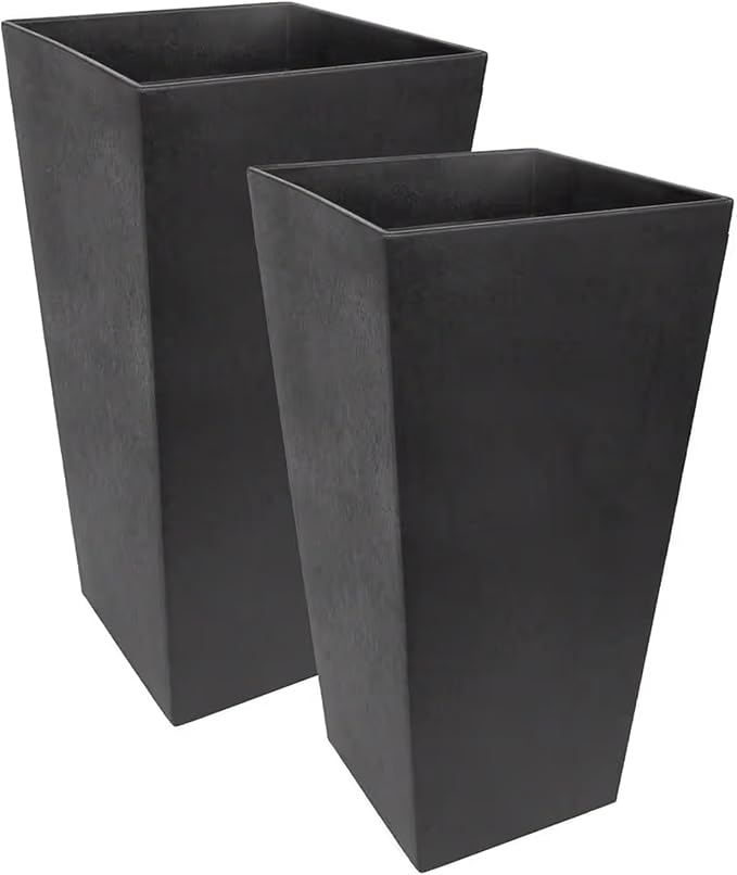 Tierra Verde 2-Pack Indoor & Outdoor Self-Watering Square Planters by TierraVerde