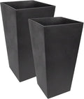 Tierra Verde 2-Pack Indoor & Outdoor Self-Watering Square Planters by TierraVerde