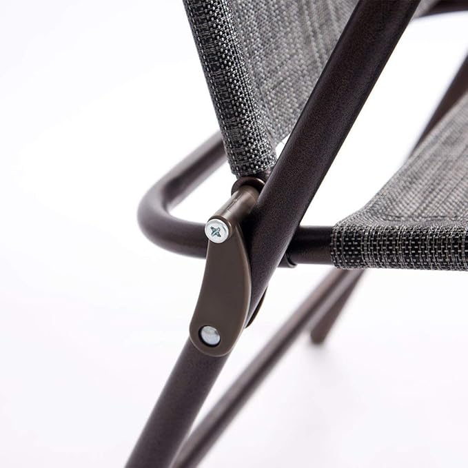 Giantex Set of 2 Patio Folding Chairs, Outdoor Patio Dining Chairs w/Armrest - Image 8