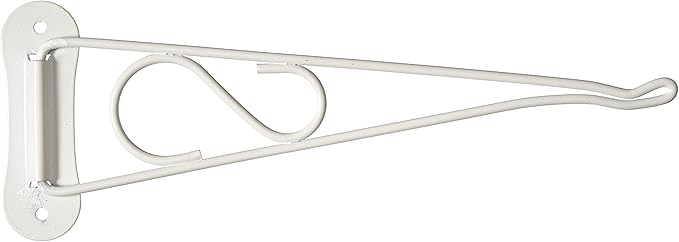 Mintcraft GB0213L Britan 0213L Swivel Hanging Planter Bracket, 10-Inch White by Mintcraft
