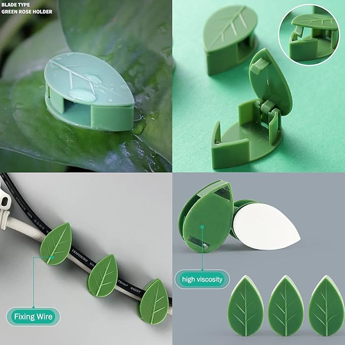 40 Pcs Plant Climbing Wall Fixture Clips Self-Adhesive Hook Vines Traction - Image 5