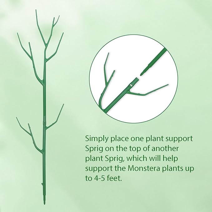 15 Pack Stackable Plant Supports Stakes, Sturdy Garden Trellis - Image 3