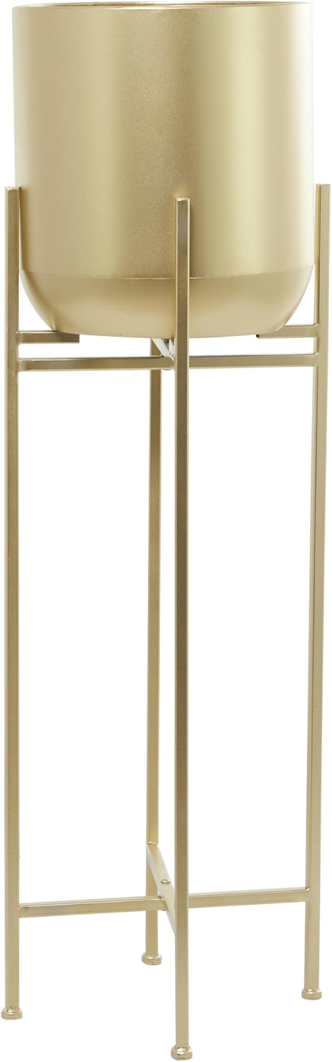 Deco 79 CosmoLiving by Cosmopolitan Modern Metal Round Planter - Image 4