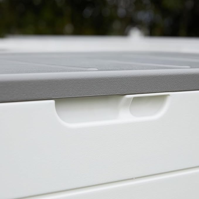 TARKARI Premium Pro Edition 100 Gallon Lockable Resin Deck Box, Waterproof & - Image 6