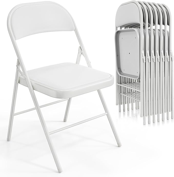 VINGLI 8 Pack Folding Chairs by VINGLI
