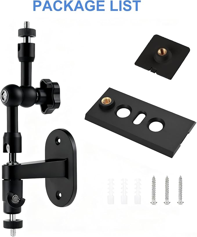 2-in-1 Wall Mount for Solar Panel, Stick Up Cam Battery, Spotlight Cam and - Image 7