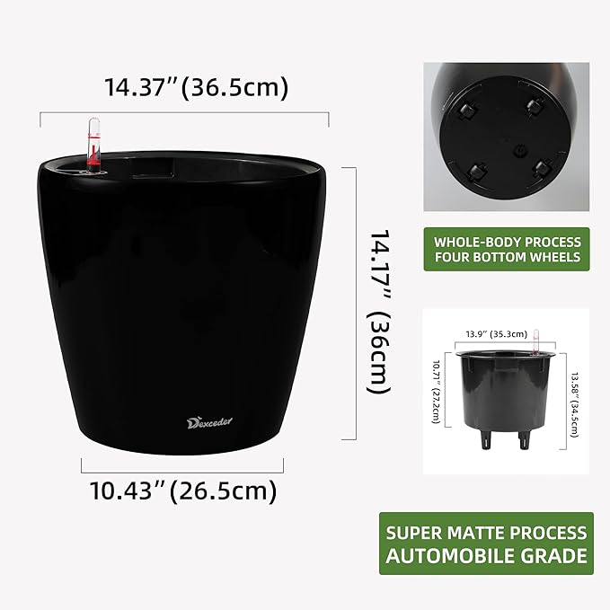 Dexceder 15x14 Self Watering Planter - Image 3