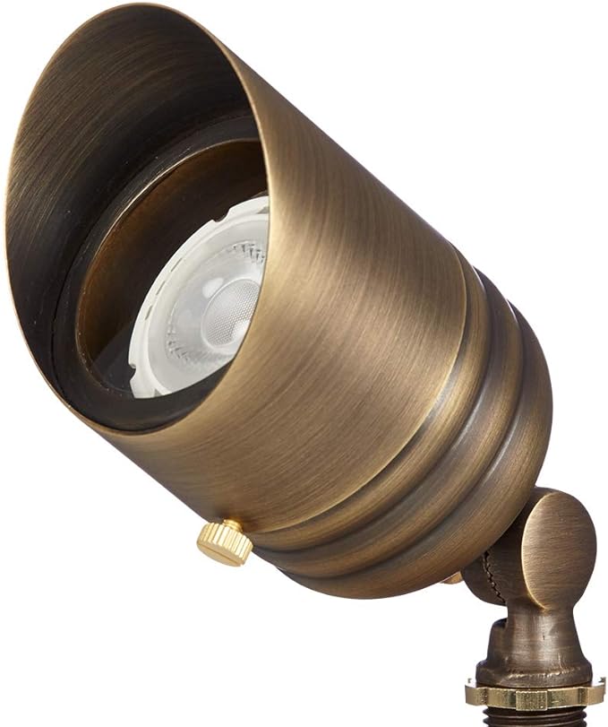 VOLT Fat Boy 12V Brass Outdoor Spotlight - Image 3