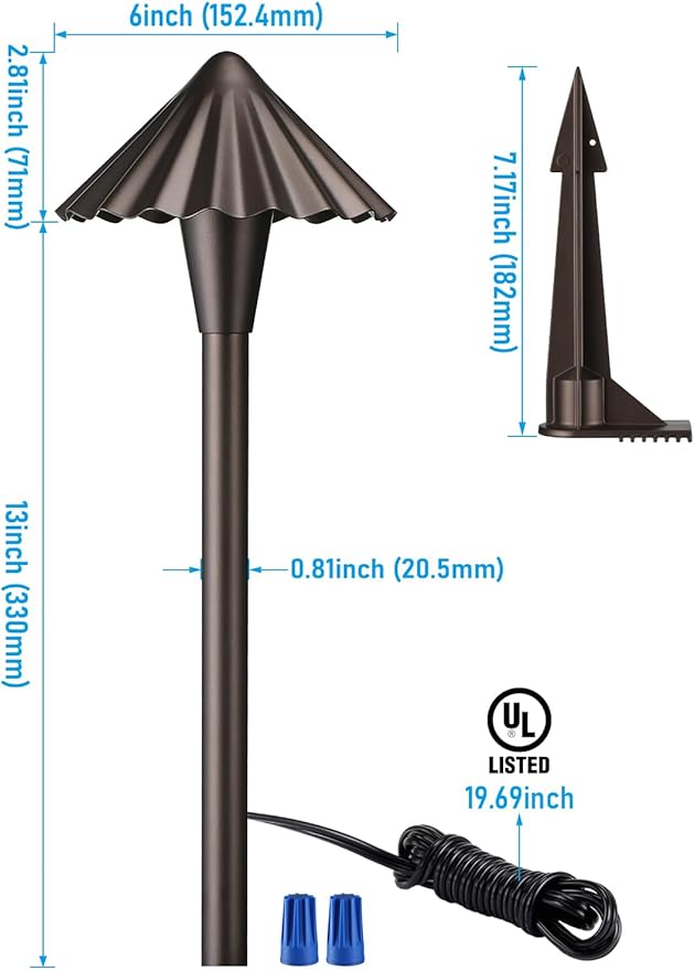 LEONLITE 3CCT Low Voltage Pathway Lights, LED Landscape Path Lights, - Image 6