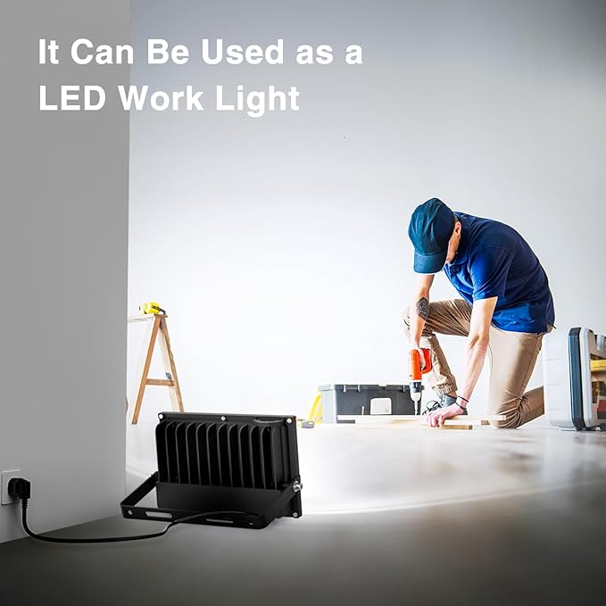 Onforu 80W Flood Lights Outdoor, 8000lm Bright LED Work Light - Image 7