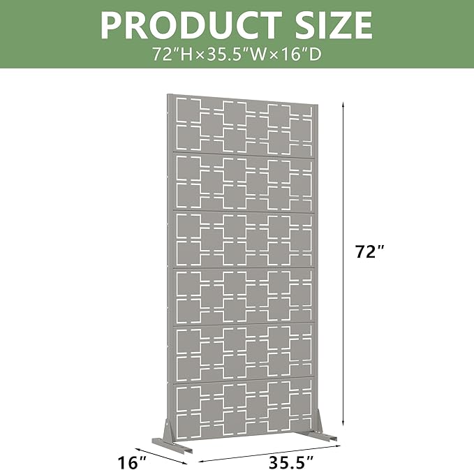 Casaphoria Metal Privacy Screen Outdoor - Image 4