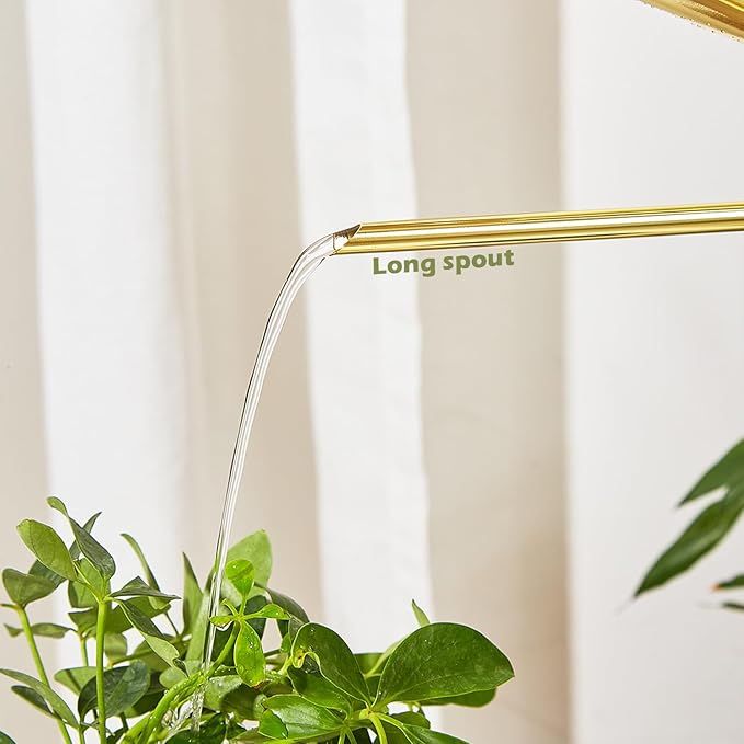 Watering Can for Indoor Plants, 50 oz/1.5L Stainless Steel Watering Can Pot - Image 5