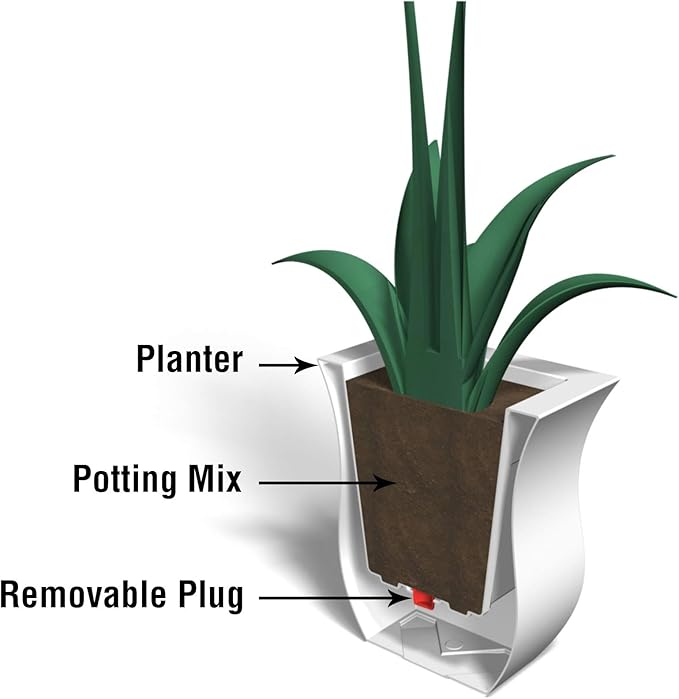Mayne 5873-B Polyethylene Planter - Image 5