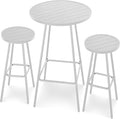 Best Choice Products 3-Piece Patio Dining Set, Bar Height, Outdoor Bistro Set by BestChoiceProducts