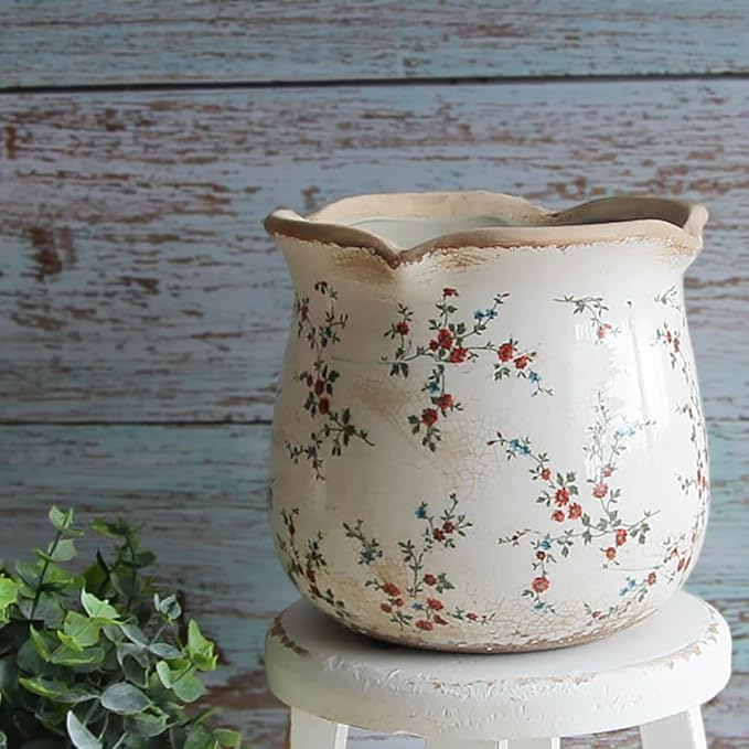 Ceramic Pots for Plants, Vintage Plant Pot - Image 5