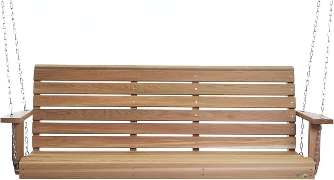 All Things Cedar PS60-SW10 Porch Swing | 5Ft Outdoor Furniture & Patio Swing | by AllThingsCedar