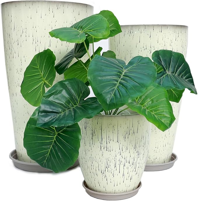 24, 11 Inch Large Plastic Planters - Image 4
