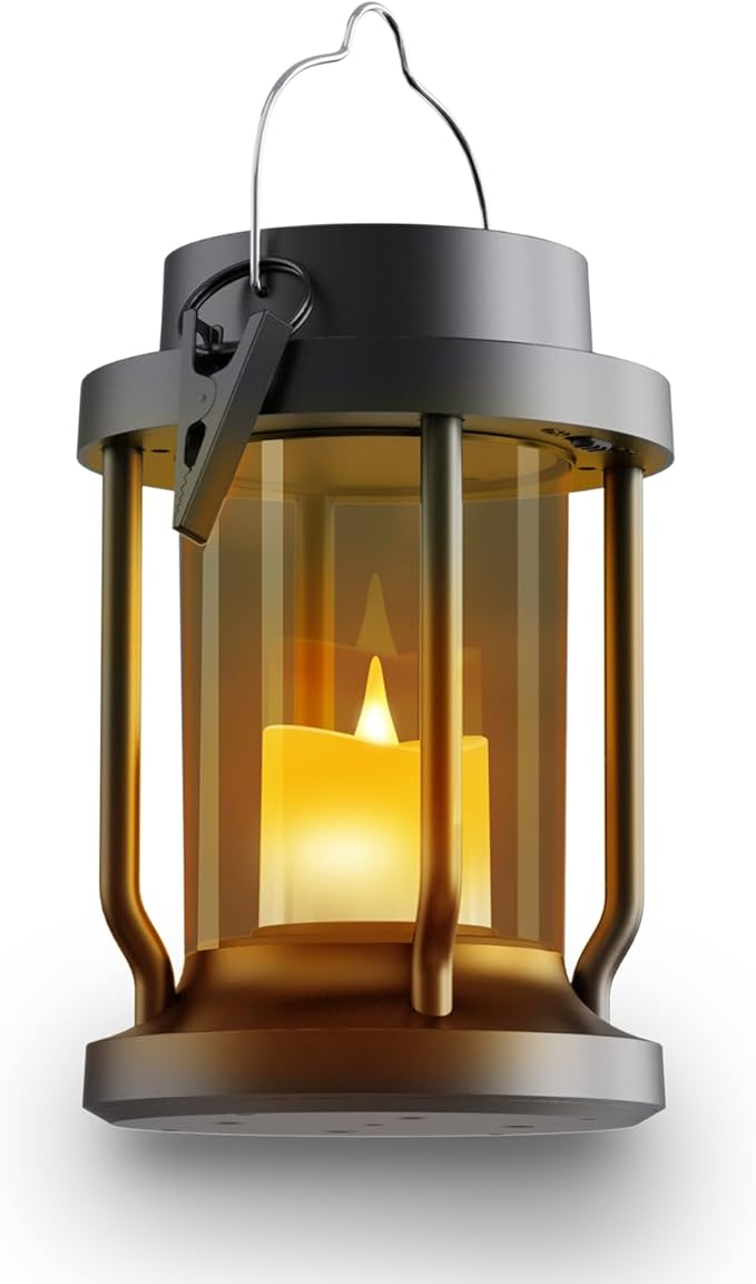 Solar Lantern Outdoor & Indoor Use – Hanging Solar Lights by Unknown
