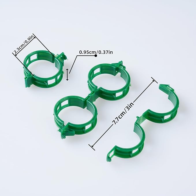200 Pcs Plant Support Clips, Plastic Clips - Image 2