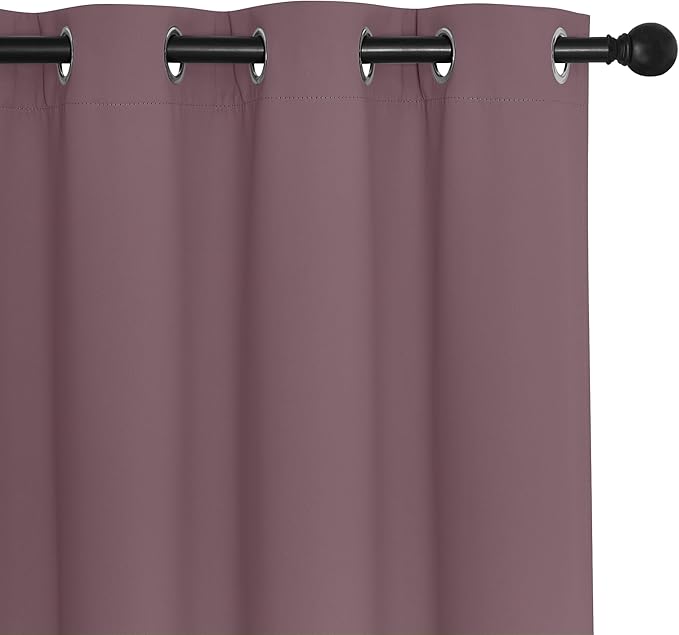 NICETOWN Blackout Sliding Glass Door Curtains, Room Darkening Thermal Insulated - Image 7