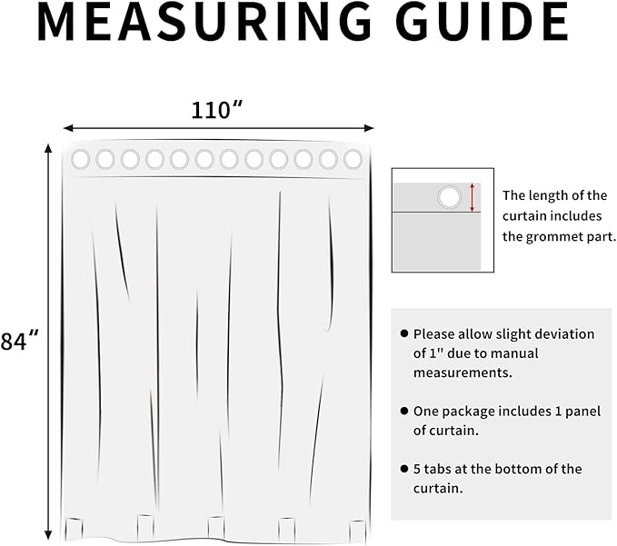 Easy-Going Linen Look Outdoor Curtains Waterproof Windproof Porch Curtains - Image 6