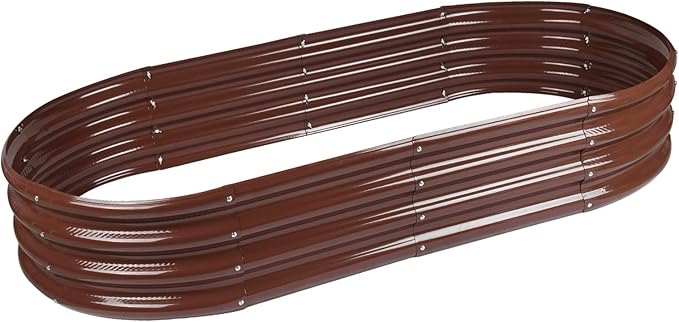 Raised Garden Bed Galvanized Planter Box Outdoor, Rot-Resistant Metal Garden by RaisedGardenBed