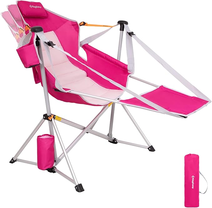 KingCamp Hammock Chair with Footrest – Heavy Duty Swinging Rocking Camping by KingCamp