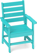 GREENVINES Outdoor Dining Chair | HDPE | Patio Chairs | All-Weather | Aqua by GreenVines