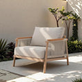 Acanva Modern All-Weather Aluminum Outdoor Patio Sofa by acanva