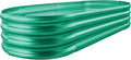Land Guard 8×4×1 ft Green Raised Garden Bed, Garden Raised Bed, Above Ground by LandGuard