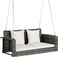 VINGLI Heavy Duty 800 LBS Wicker Hanging Porch Swing by VINGLI