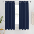 NICETOWN Blackout Navy Blue Curtains 63 inch Length by NICETOWN