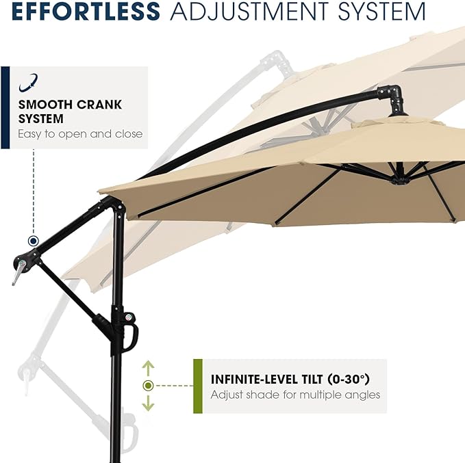 wikiwiki 10ft Patio Umbrella - Image 5