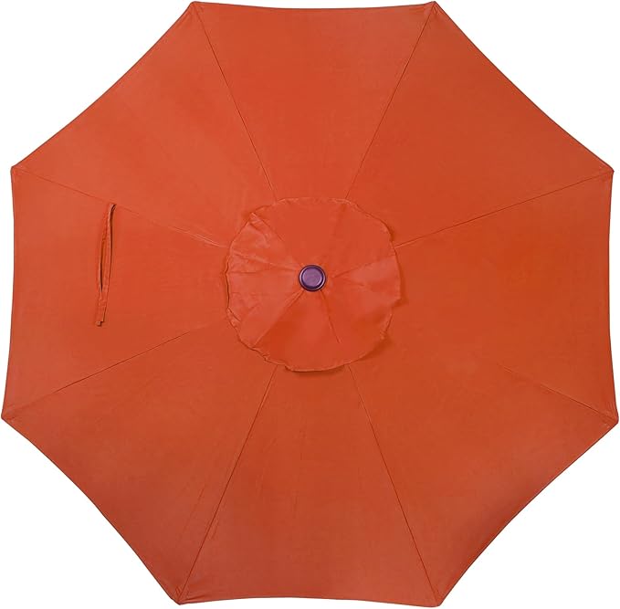 Blissun 9' Outdoor Patio Umbrella, Outdoor Table Umbrella, Yard Umbrella - Image 4