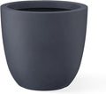 Kante 14 Inch Dia Round Concrete Planter, Indoor Outdoor Large Plant Pot by Kante