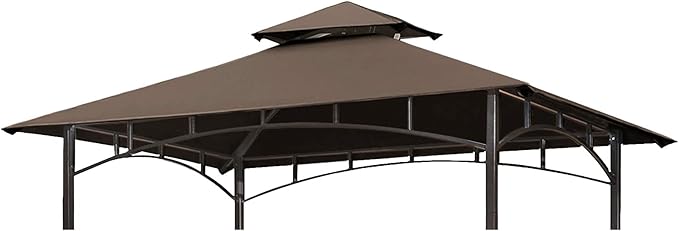 Eurmax USA High Performance Grill Gazebo Canopy Replacement Cover 5x8 BBQ by Eurmax