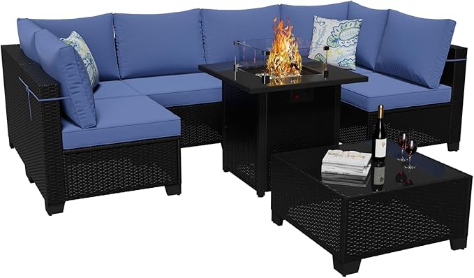8 Piece Patio Furniture Set - Image 9