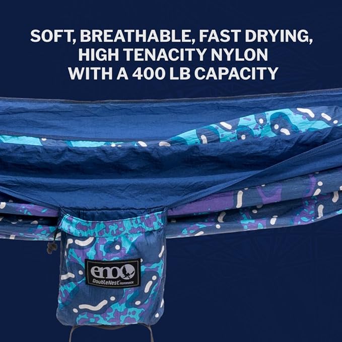 ENO, Eagles Nest Outfitters DoubleNest Lightweight Camping Hammock, 1 to 2 - Image 6