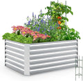 Quictent Galvanized Raised Garden Bed 4x3x2ft Tall Garden Bed Extra Height by QUICTENT