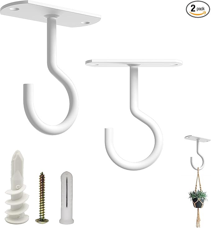 NACETURE Ceiling Hooks Heavy Duty 2 Pack by NACETURE